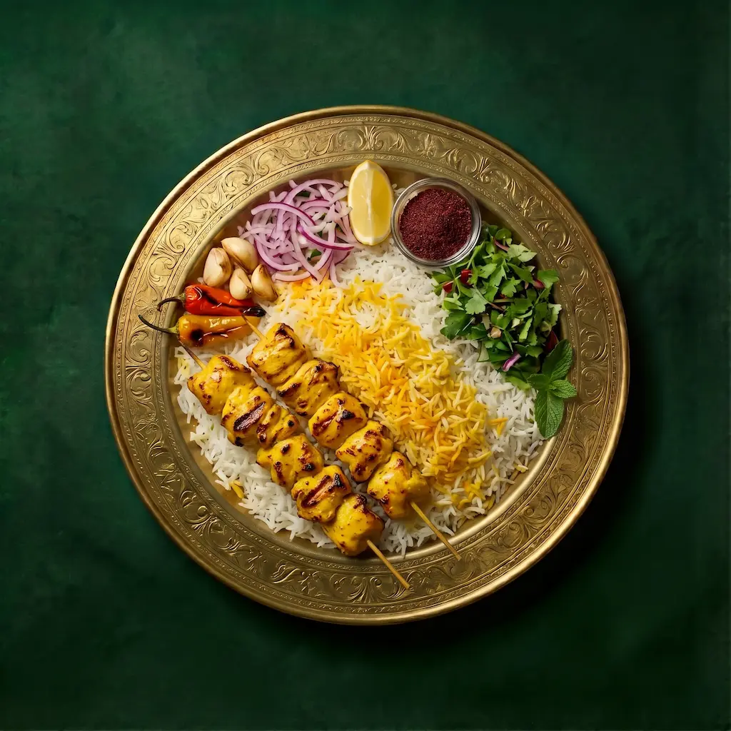 چلو جوجه کباب ۱۵۰ گرمی چلو جوجه کباب ۱۵۰ گرمی