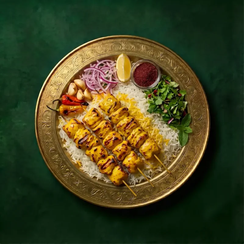 چلو جوجه کباب ۲۰۰ گرمی