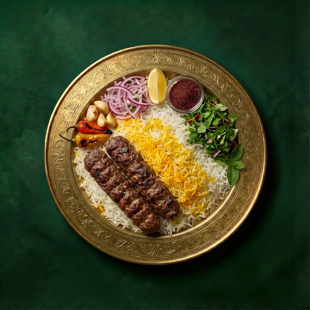 چلو کباب لقمه ۱۵۰ گرمی چلو کباب لقمه ۱۵۰ گرمی